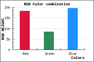 rgb background color #B755C3 mixer