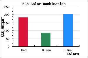rgb background color #B755CD mixer