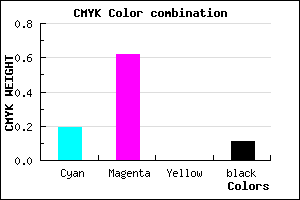 #B756E2 color CMYK mixer