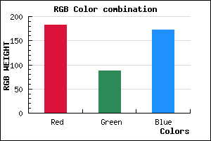 rgb background color #B757AC mixer