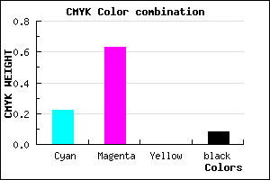 #B758EB color CMYK mixer