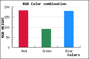 rgb background color #B75AB4 mixer