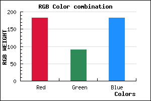 rgb background color #B75AB6 mixer