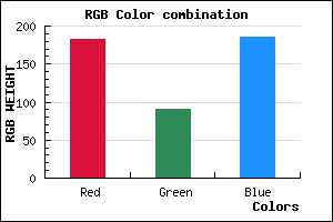 rgb background color #B75ABA mixer