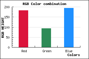 rgb background color #B75EC2 mixer