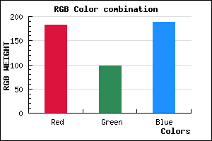rgb background color #B762BC mixer