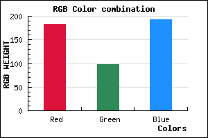 rgb background color #B762C1 mixer