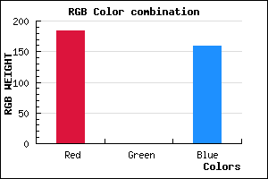 rgb background color #B8009F mixer