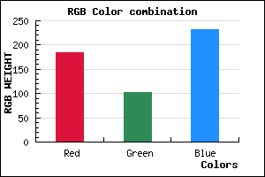 rgb background color #B866E8 mixer