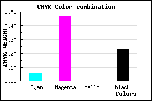 #B868C4 color CMYK mixer
