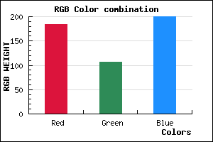 rgb background color #B86AC8 mixer