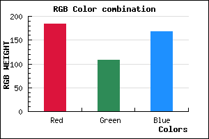 rgb background color #B86CA8 mixer