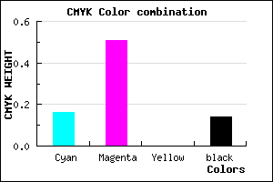 #B86CDC color CMYK mixer