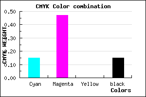 #B872D8 color CMYK mixer