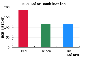 rgb background color #B87474 mixer