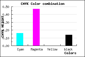 #B874DC color CMYK mixer
