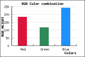 rgb background color #B874F2 mixer