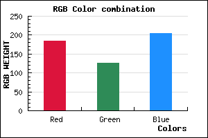 rgb background color #B87ECC mixer