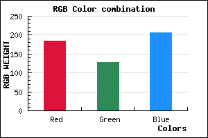 rgb background color #B87FCF mixer