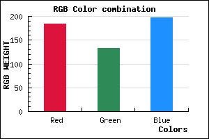 rgb background color #B885C5 mixer