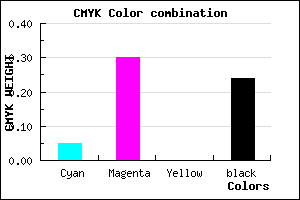 #B888C2 color CMYK mixer