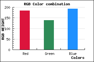 rgb background color #B88AC0 mixer
