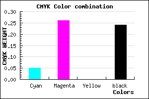 #B88FC1 color CMYK mixer