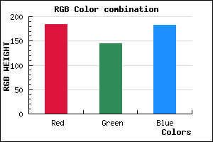 rgb background color #B890B6 mixer