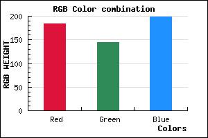 rgb background color #B890C6 mixer