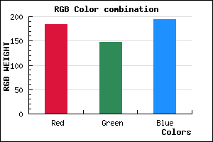 rgb background color #B894C2 mixer