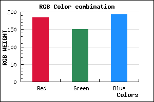 rgb background color #B896C0 mixer