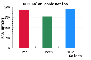 rgb background color #B899BD mixer
