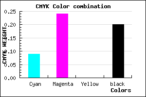 #B89BCB color CMYK mixer