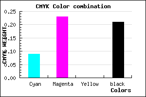 #B89CCA color CMYK mixer