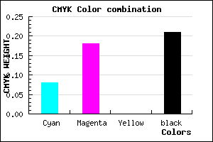 #B8A5C9 color CMYK mixer
