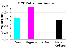 #B8A8DC color CMYK mixer