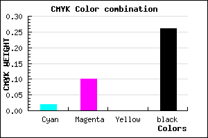 #B8AABC color CMYK mixer
