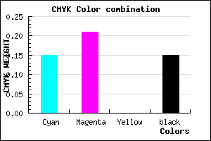 #B8ABD9 color CMYK mixer