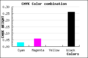 #B8B1BD color CMYK mixer