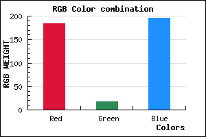 rgb background color #B812C3 mixer