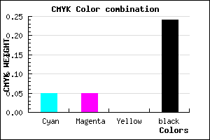 #B8B8C2 color CMYK mixer