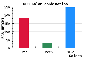 rgb background color #B81FF8 mixer