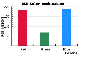 rgb background color #B843BB mixer