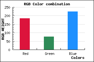 rgb background color #B84CE0 mixer