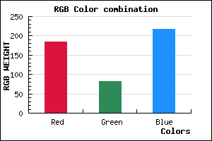 rgb background color #B852DA mixer