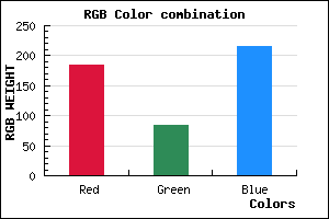 rgb background color #B854D8 mixer