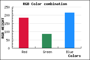 rgb background color #B855D7 mixer