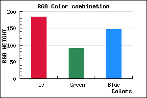 rgb background color #B85B93 mixer