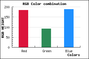 rgb background color #B85CBC mixer
