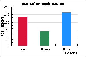 rgb background color #B85CD6 mixer